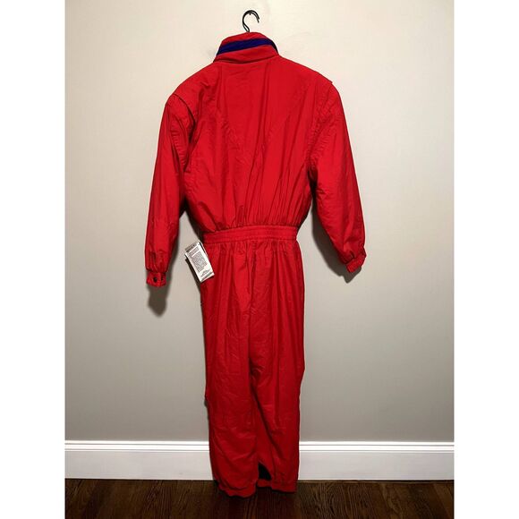 NWT Tyrolia Ski Wear by Head Women's Vintage One Piece Ski Suit Red Size 12 - Picture 8 of 12